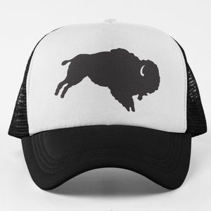 NEW Colorado Buffaloes Retro 1950 Logo Foam Trucker Snapback Hat 2TONE BLACK